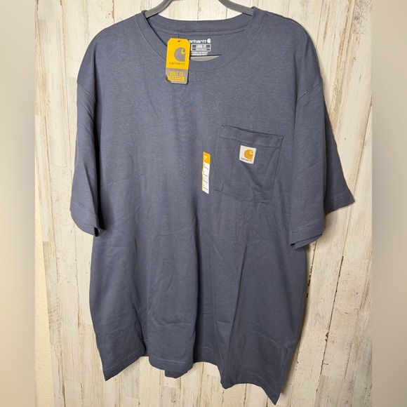 Carhartt Other - Carhartt Short Sleeve Pocket Tee in Slate Blue